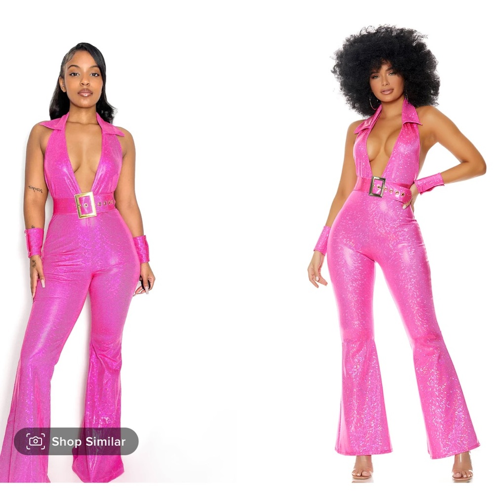 Pink Groovy Lady Halloween Costume
